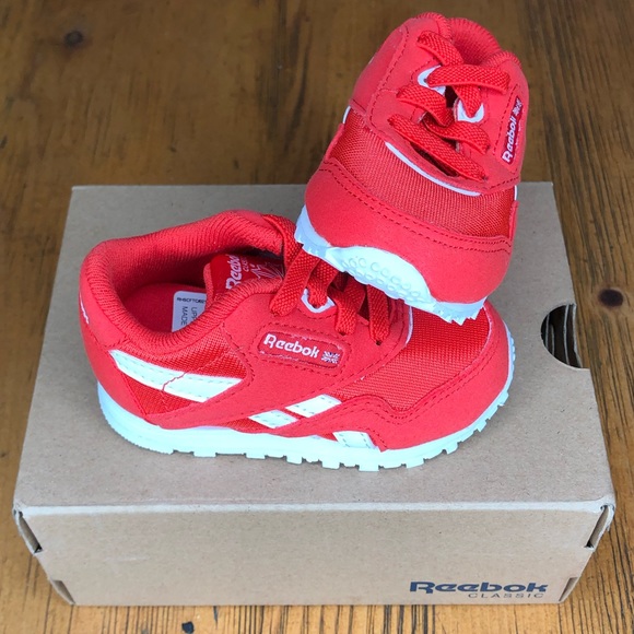 Reebok Other - SOLD!! Red Reebok Infant Classic Shoes Size 2